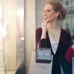 Woman Carrying Tote Bags